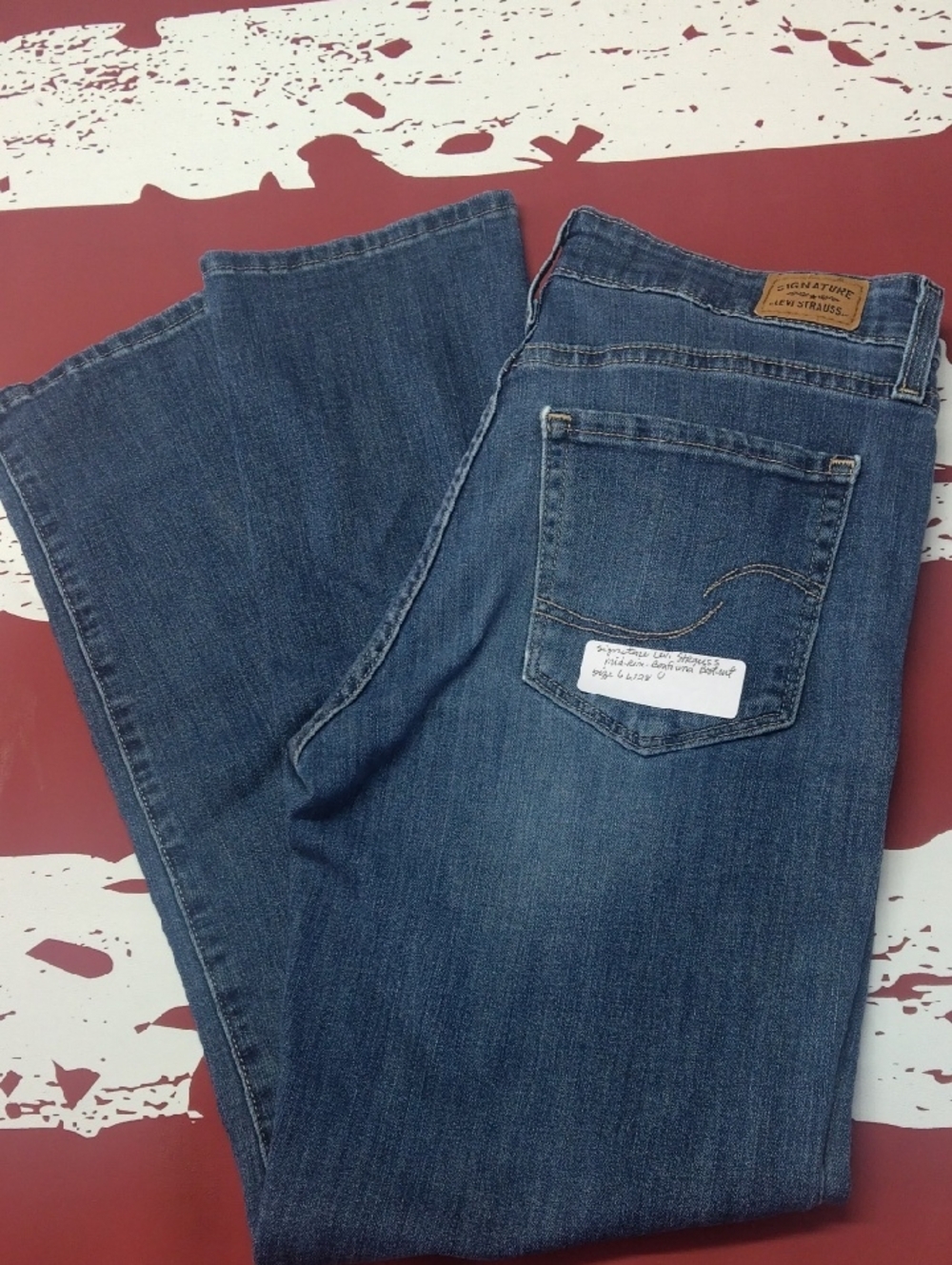 Levi's Women's Mid-rise Boyfriend Jeans - Dark Blue Wash